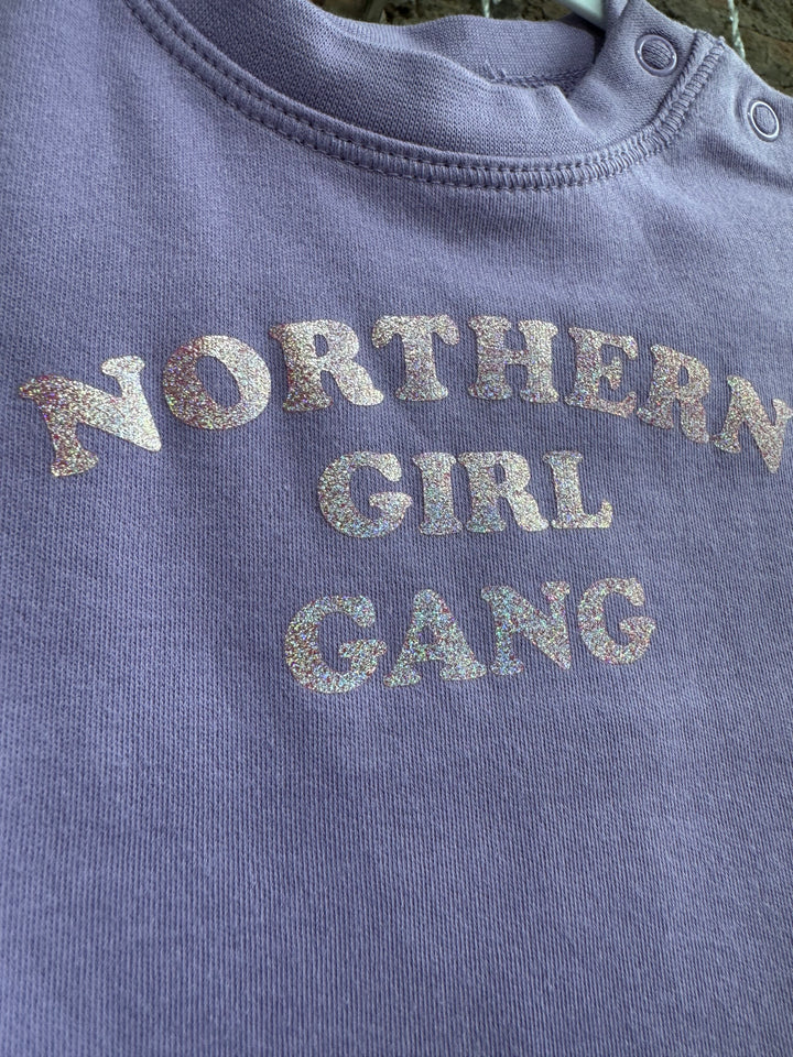 *KIDS - Baby Northern Girl Gang - Lilac Tee (0-3 months)