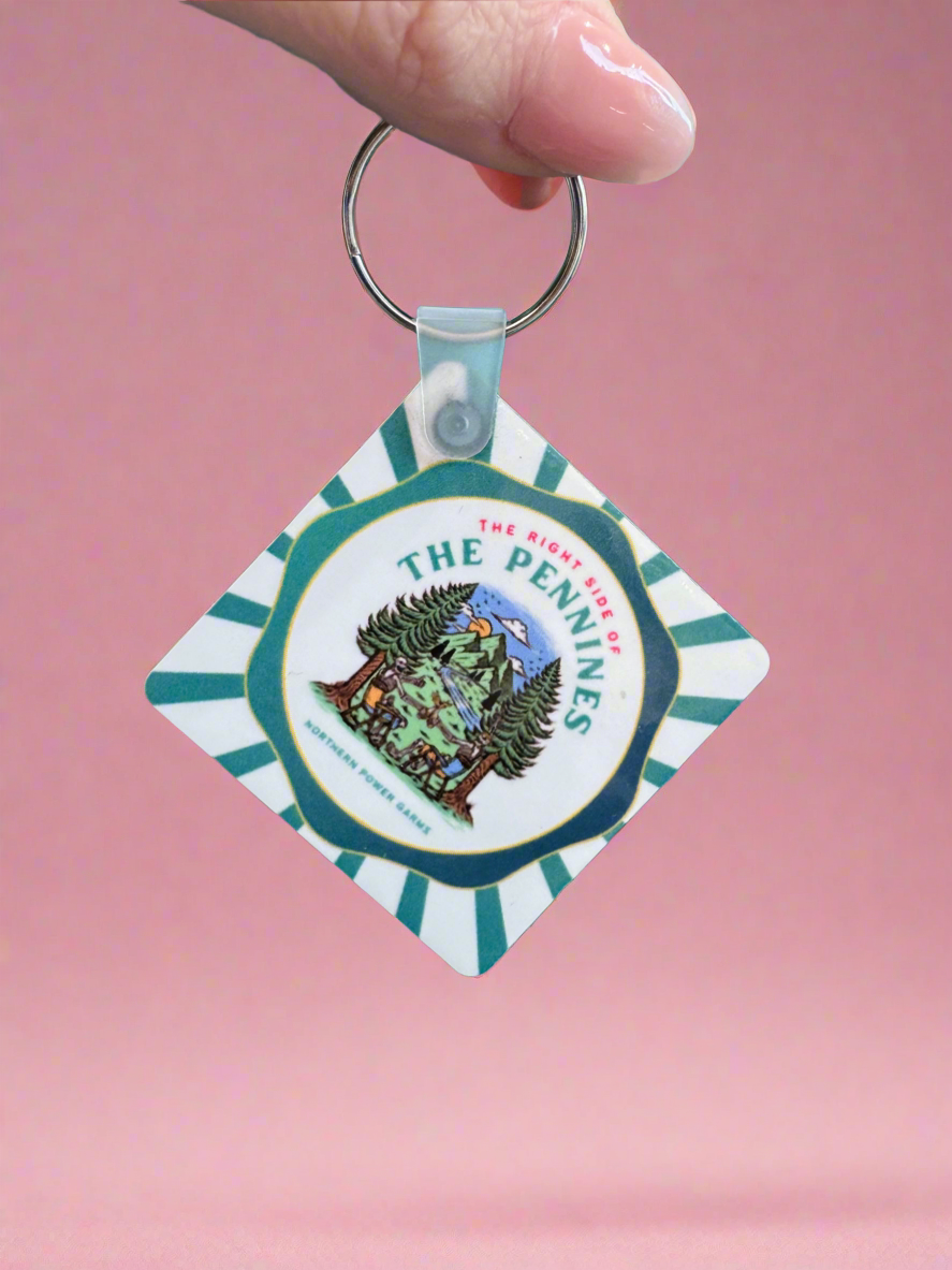 The Right Side of The Pennines Keyring