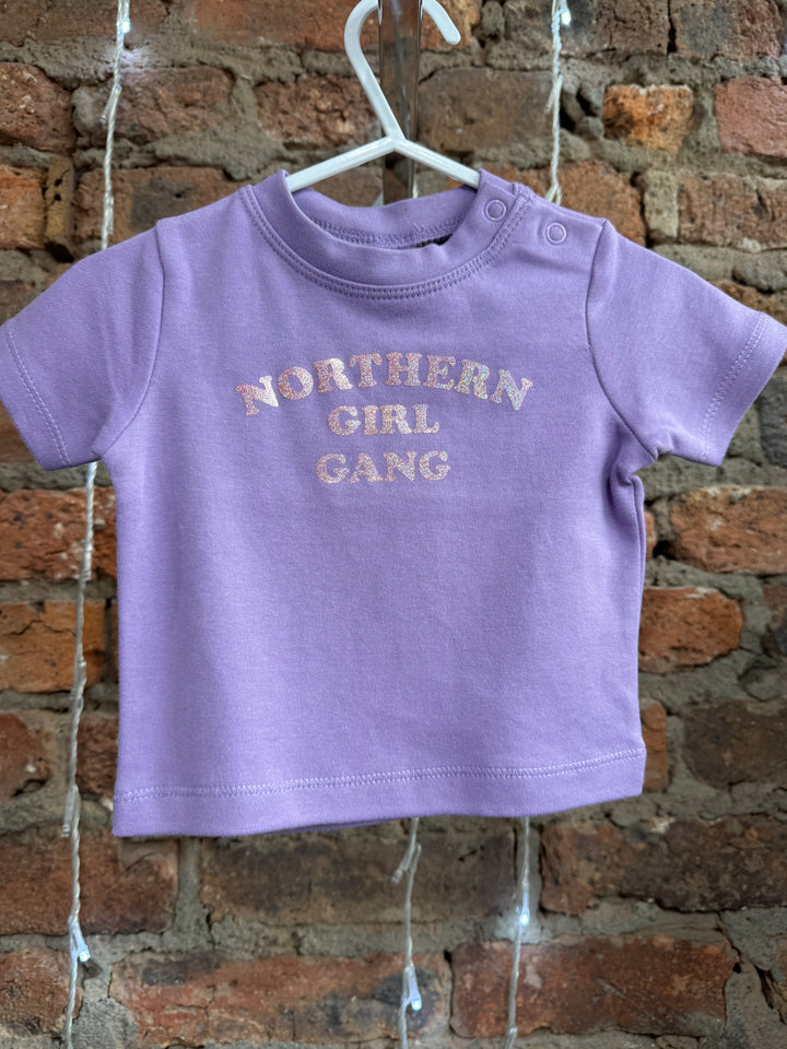 *KIDS - Baby Northern Girl Gang - Lilac Tee (0-3 months)