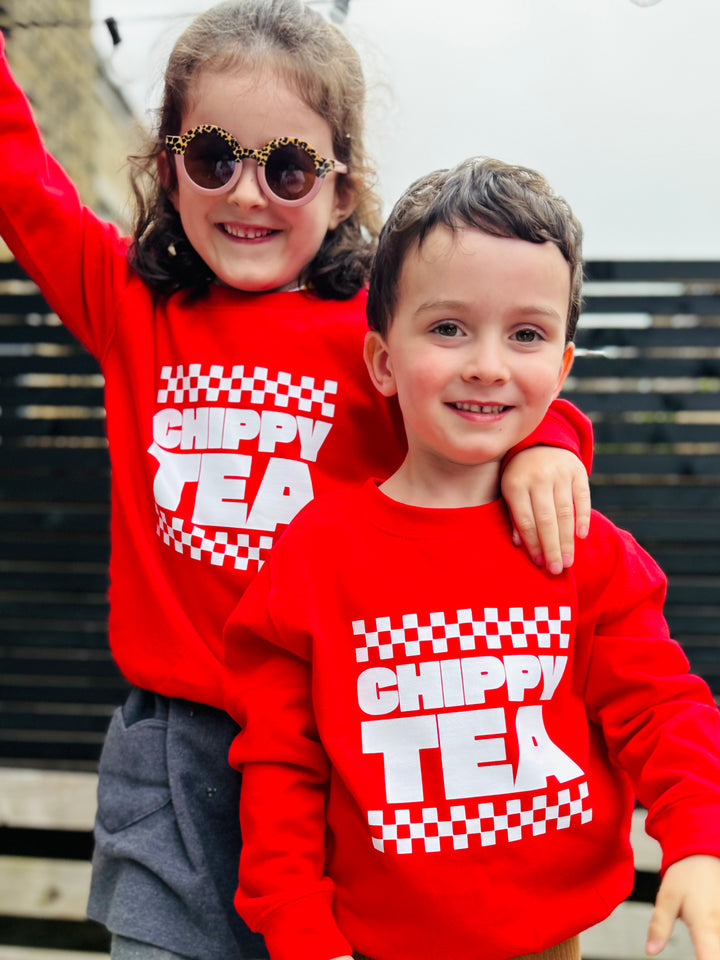 KIDS - Chippy Tea Red Sweater