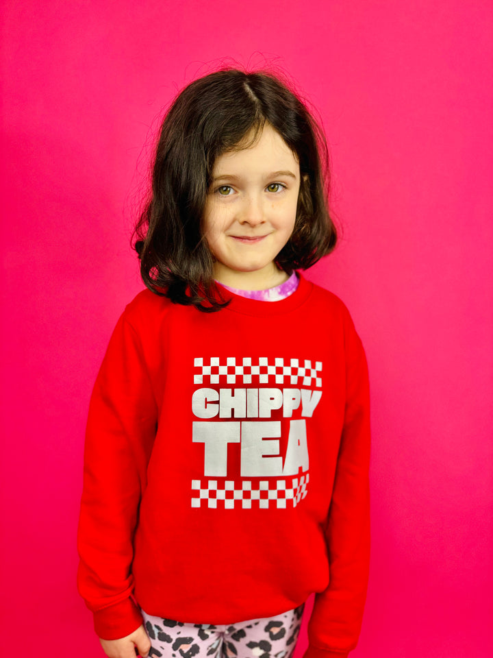 KIDS - Chippy Tea Red Sweater