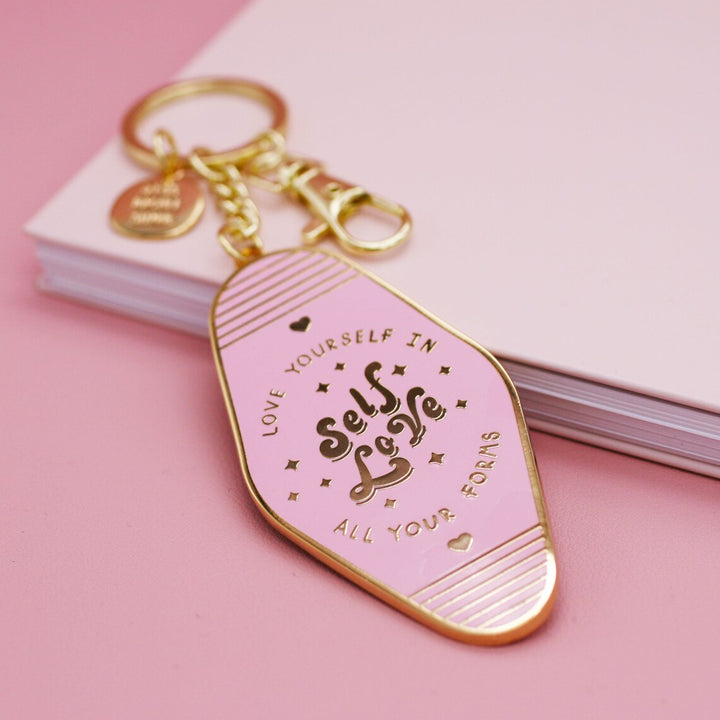 Self Love Club Enamel Keyring