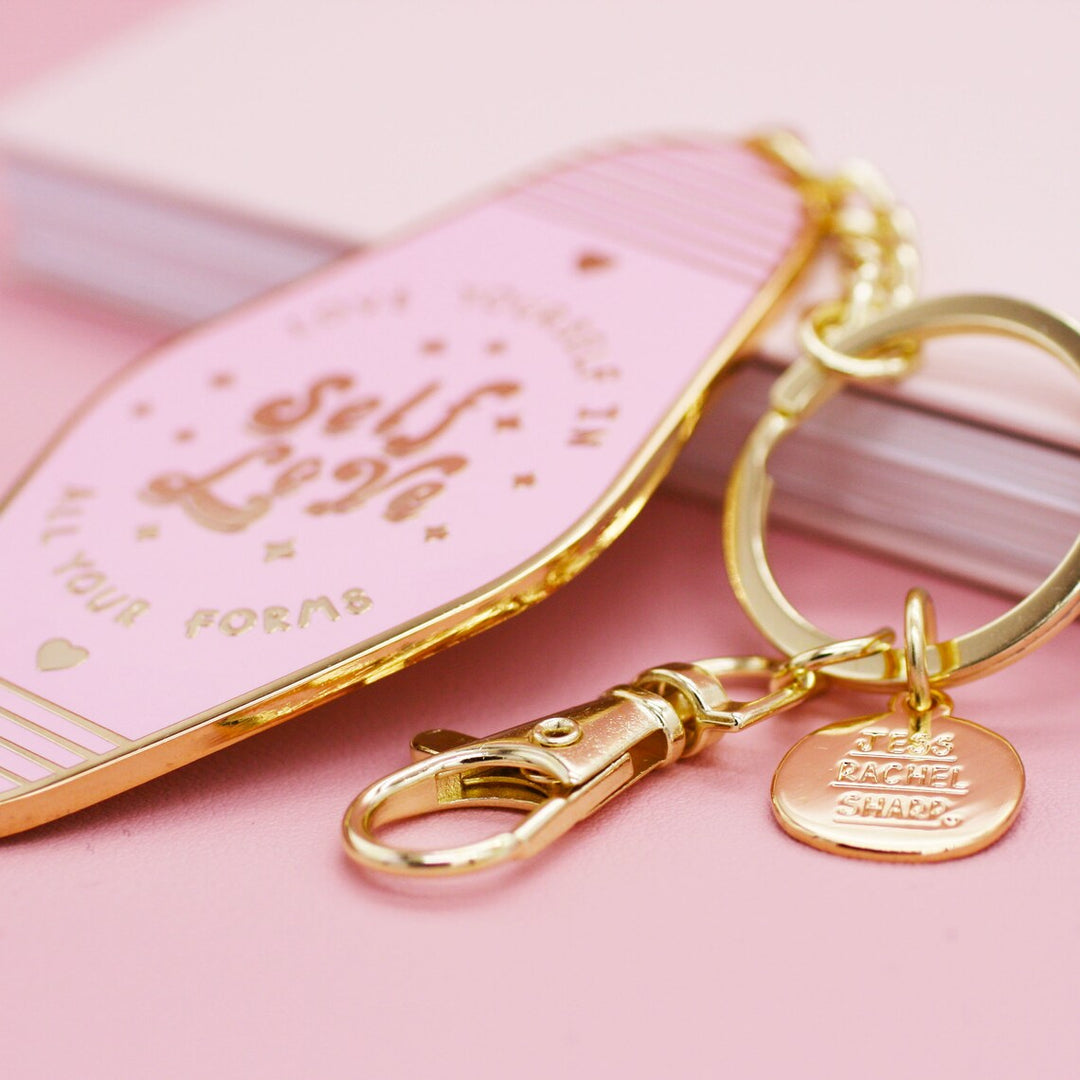 Self Love Club Enamel Keyring