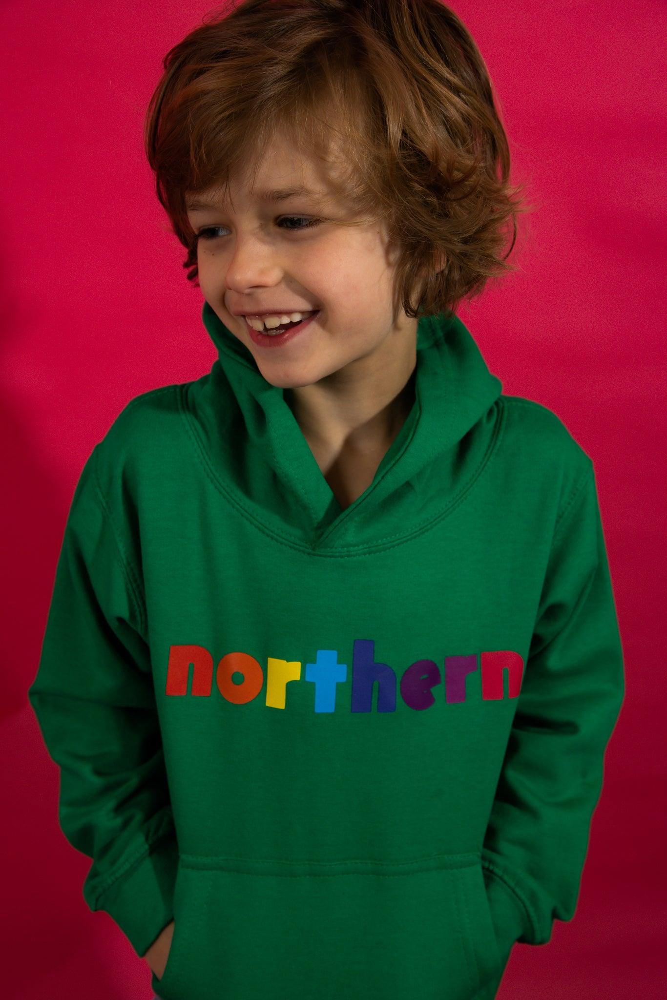 Rainbow hoodie kids online